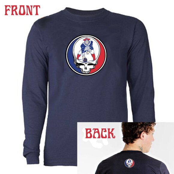 Grateful Dead Patriots Hoodie Parody Stealie Dead Forever NWT - Picture 3 of 3